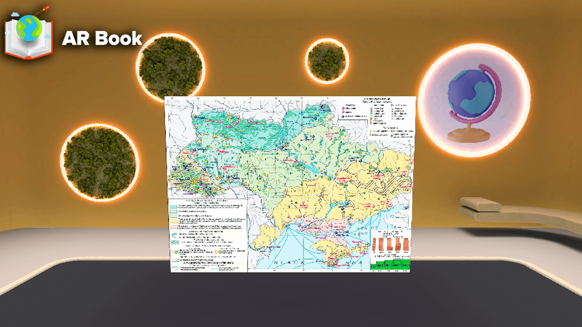 Characteristics of the geographical map AR/3D | Social Studies | Grade 8